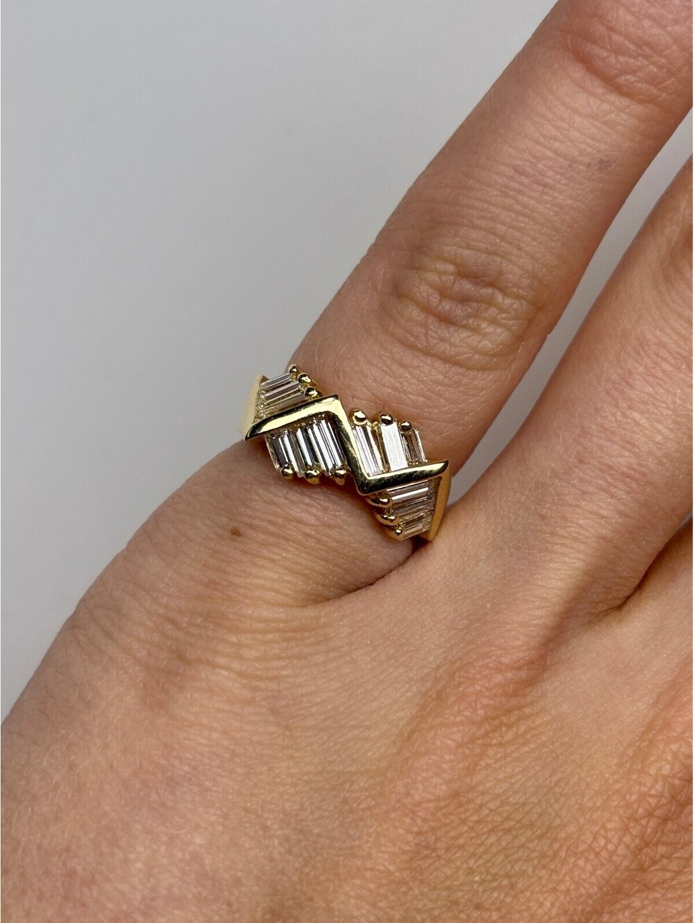 14k Yellow Gold Diamond Ring